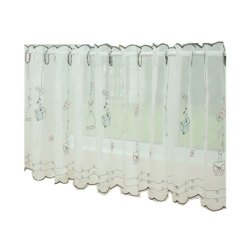 Кофейная юбка, штора, кружевная ткань