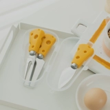 Милый комплект, ложка, вилка, портативная высококачественная брендовая посуда для взрослых для домашнего использования для школьников, простой и элегантный дизайн