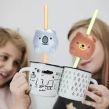 Детская трубочка со стаканом, популярно в интернете, издает звуки