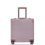Элитный универсальный металлический чемодан, алюминиевый кейс, 18 дюймов