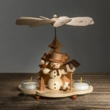 Немецкий христианин Ульбрихт Вуд изготовление дерева главная стая рождественская башня свеча рождественская подарка