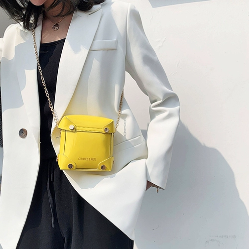 Небольшая сумка, сумка через плечо, цепь, сумка на одно плечо, популярно в интернете, 2020, в корейском стиле