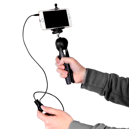 Стабильный стрелок для управления проволокой, подключите и играйте с Self -Timer Non -Bluetooth, управляйте мобильным телефоном для селфи, чтобы снять линию управления снимками