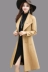 Mùa đông 2019 phiên bản Hàn Quốc mới của khí chất mỏng dày trong phần dài của áo khoác len nữ trang trí cơ thể áo len thủy triều - Trung bình và dài Coat áo khoác nữ kaki Trung bình và dài Coat