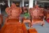 Gỗ hồng mộc Miến Điện Cửu Long tám ngựa Sofa Baoding Sofa Cửu Long sofa đích thực trái cây gỗ hồng mộc lớn đồ gỗ nội thất - Bộ đồ nội thất