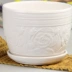 Bình gốm cực lớn Bình sứ màu trắng lọ có khay Jingdezhen kích cỡ đa dạng trong chậu - Vase / Bồn hoa & Kệ Vase / Bồn hoa & Kệ