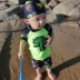 Đồ bơi trẻ em Hàn Quốc Baby Boy nhỏ vừa Big Boy ba mảnh kem chống nắng nhanh khô Spa Swimwear chia đồ bơi
