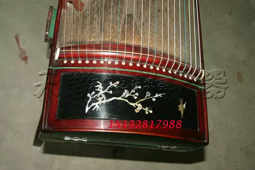Производитель непосредственно продает 21 струнный резьба из красного дерева Guzheng (подарок: стойка, гаечная газета, сумка Guzheng)