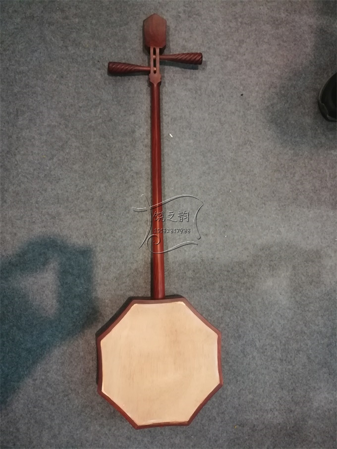   Ǹ Ȱ ȣ QINQIN PROFESSIONAL MAHOGANY FINE WORK FEEL RELE FAIGHT TWO -STRING 8 -CORNER QINQIN BAND