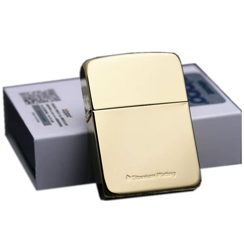 Подлинный Zippo Zhibao Ligher 1941 Classic Re -Engraved Titanium Talting Metal Black Titanium Titanium Local Local Tyrannosaurus