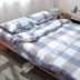 100% khăn bông duy nhất mảnh đúp dày 1,5 1,8 2 m giường đơn cotton sinh viên lanh 1.2m - Khăn trải giường ga giường everon Khăn trải giường