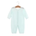 Babyiesies 0-1 tuổi xuân và mùa thu cotton romper cho bé 2 mùa hè siêu mỏng điều hòa không khí phù hợp với quần áo ngủ cho trẻ sơ sinh - Áo liền quần