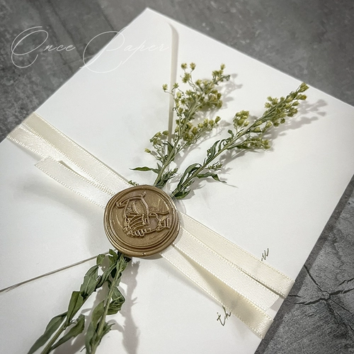 Один раз | Однажды бумага | Рукописный версия Spot Invitations Европейский стиль