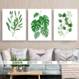 Зеленая лампа для растений, скандинавская масляная краска для рисования для гостиной, свежее украшение