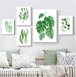 Зеленая лампа для растений, скандинавская масляная краска для рисования для гостиной, свежее украшение