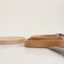 Nhật bản khay gỗ gỗ sồi tự nhiên sơn mài rắn tấm gỗ vòng bánh snack món ăn bằng gỗ bằng gỗ coaster cách nhiệt pad