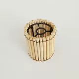 Плетеная маленькая креативная люстра, светильник, абажур, китайский стиль