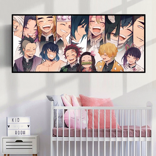 Призрак эсминец бриллиантовой живопись 2023 Новая мультипликационная аниме гостиная спальня спальня кровати 5d Dot Diamond Cross Stitch Full Diamond