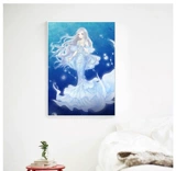 2022 Новый 5D Cartoon Anime Diamond Painting Promemaid Living Room Stick Diamond Cross Stitch милая девушка спальня полная алмаз