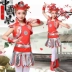 Khăn trẻ em đặc biệt mới trang phục anh hùng nhỏ Mu Guiying Hua Mulan trang phục biểu diễn quần áo biểu diễn Bắc Kinh Opera Hua Dan - Trang phục quần áo trẻ em đẹp Trang phục