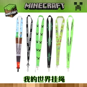 Thiết bị ngoại vi trò chơi My World Minecraft dây điện thoại di động sinh viên dây buộc phim hoạt hình dây điện thoại tại chỗ - Game Nhân vật liên quan