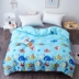 trẻ em bông chăn quilt biển cá thế giới dưới nước của 1.2M người phim hoạt hình bé trai boy ký túc xá khăn trải giường - Quilt Covers chăn Quilt Covers