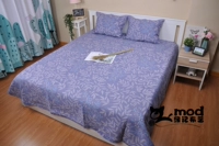Hàn Quốc bông rửa chăn bông trải giường bông chăn bông gối đệm chống trượt châu Âu ba mảnh - Trải giường thảm chân giường