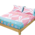 Bông trẻ em phim hoạt hình giường, mảnh duy nhất 1.2 m bông non-slip nệm bìa 1.5 m 1.8 giường bìa tùy chỉnh Trang bị Covers