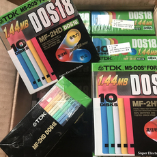 Дискеты 10片装 tdk dos18 3.5寸软盘 磁盘1.44mb