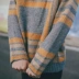 Mùa đông iFashion mới phong cách châu Âu và Mỹ mô hình hình học những người yêu thích retro áo len Hàn Quốc phiên bản của triều nam áo len dệt kim áo khoác áo len đôi thời trang Cặp đôi áo len