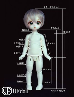 taobao agent [Kaka] BJD/SD doll UFDOLL 6 points BJD plastic doll