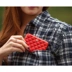 Pháp OGON euro clip kim loại ngân hàng hộp thẻ lưu trữ hương gió ví thẻ set RFID cá tính hình thoi quà tặng nữ mô hình