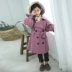 Áo gió cho bé gái mùa xuân và mùa thu 2019 phiên bản mới của Hàn Quốc về quần áo trẻ em mùa thu của trẻ em lớn trong phần dài của chiếc áo khoác ngoài của bé gái - Áo khoác Áo khoác