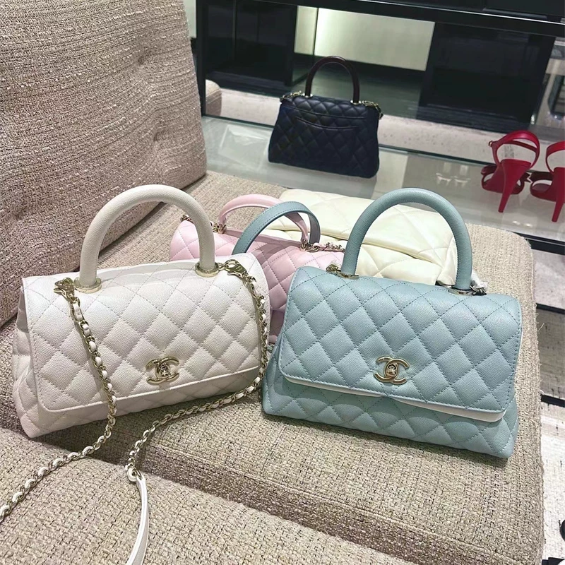 Chanel/ Сумка через плечо с ромбовидным узором и цепочкой
