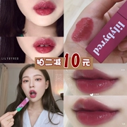 Hàn Quốc lilybyred lip glaze 02 nho tím 04 màu hồng 06 cà chua thối dưỡng ẩm mờ môi - Son bóng / Liquid Rouge