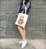 Hàn Quốc Gấu Brown Mô hình hoạt hình Túi vải Túi sinh viên Túi mua sắm Eco Bag Túi Lady Bag balo túi xách nữ Túi xách nữ