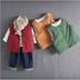 Mùa thu và mùa đông trẻ em dày vest cậu bé giản dị cộng với bông vest áo khoác bé gái xuống bông vest Áo ghi lê