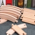 Chất lượng đường sắt gỗ phụ kiện xe hơi, thời thơ ấu xây dựng khối đầu giáo dục trẻ em lắp ráp gói xe lửa đồ chơi tương thích với IKEA Đồ chơi bằng gỗ