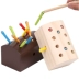 Trẻ em bằng gỗ côn trùng bắt từ bắt cá trò chơi bé đồ chơi giáo dục Montessori Early Learning 1-2 3 tuổi rưỡi Đồ chơi bằng gỗ