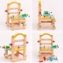 Luban lắp ráp đồ chơi giáo dục nut ghế công cụ kết hợp gỗ boy ghế đa chức năng các khối di động của trẻ em Đồ chơi bằng gỗ