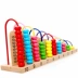 trẻ em mẫu giáo đính cườm Early Learning học khung tính toán số học bàn tính đồ chơi gỗ giáo dục cho trẻ em trai và trẻ em gái Đồ chơi bằng gỗ