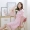 Xuân-hè ngắn tay váy ngủ nữ cotton lụa Hàn Quốc cotton lụa dễ thương kích thước lớn đồ ngủ cotton phụ nữ mang thai - Đêm đầm