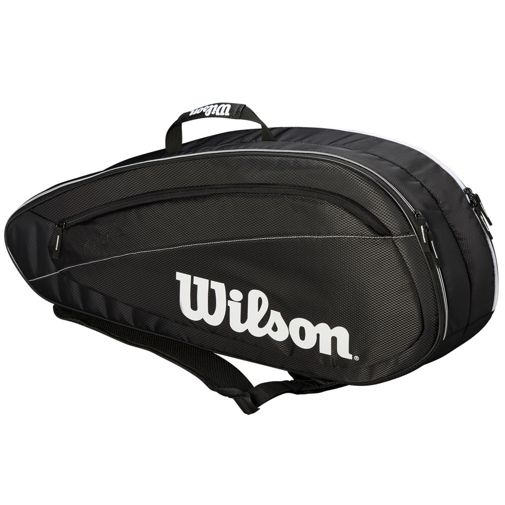 Теннисная сумка для большого тенниса Wilson Federer DNA 9 Racket Bag Black