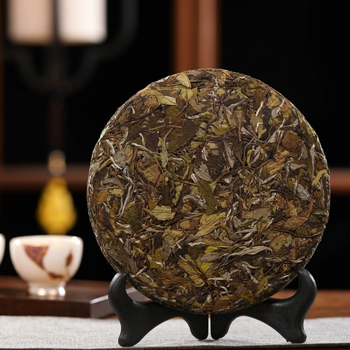 Фудин Байча, цветочный чай белый пион, весенний чай, красный чай, горный чай, чайный блин, 2018 года