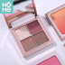 NOME Nomi Beauty Dreamy Shine Bảng phấn mắt bốn màu Mịn và đều màu - Bóng mắt bảng mắt morphe Bóng mắt