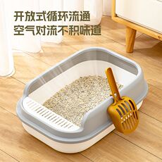 Смарт-оборудование для мониторинга за питомцами 2023猫砂盆超大号半封闭防带砂隔臭小号幼猫咪厕所笼子专用猫屎盆
