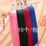 Шелковое ювелирное украшение с кисточками, ретро ткань ручной работы, аксессуар