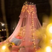 Giường rèm giường công chúa phong cách Hàn Quốc trần lưới trần Châu Âu Vương miện giường phòng ngủ treo trẻ em trang trí phòng