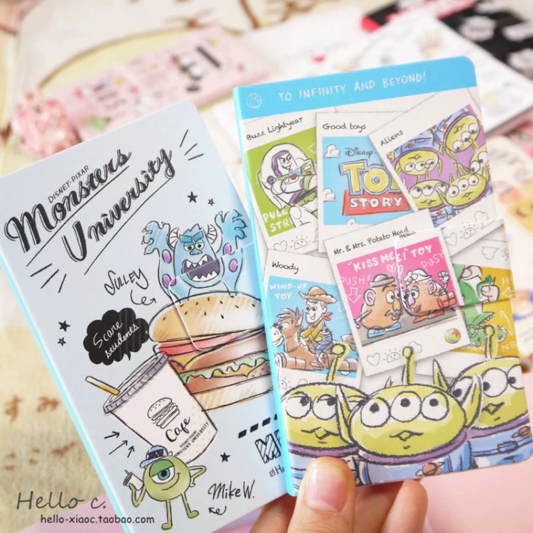 Cartoon handheld notebook, book, scheduler