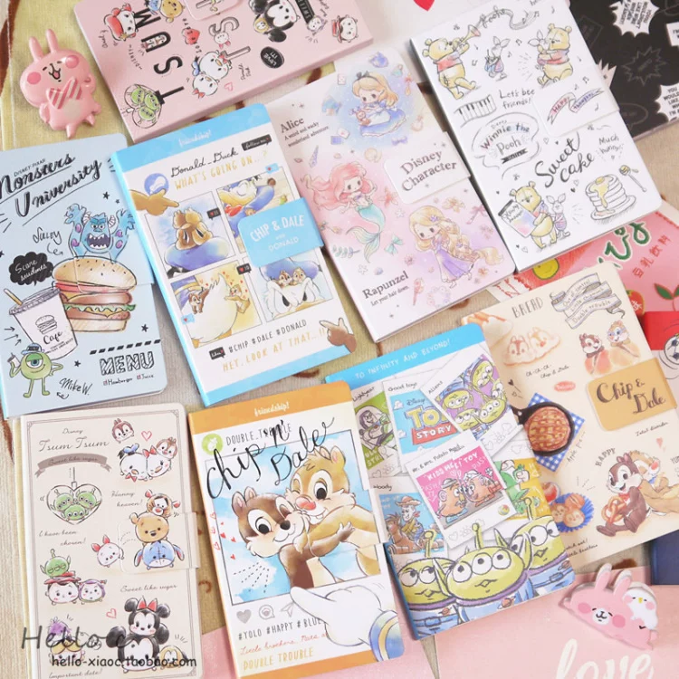 Cartoon handheld notebook, book, scheduler